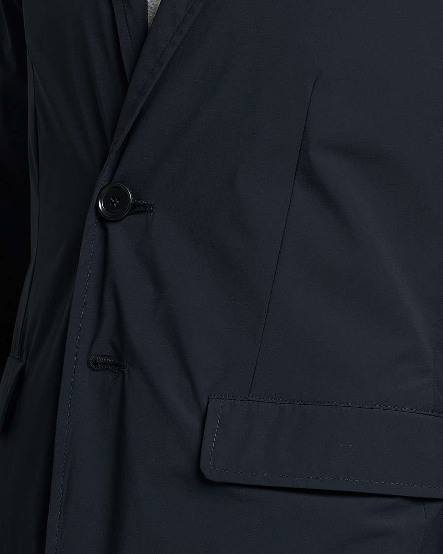 Heren | Blazers | Aspesi | Stretch Nylon Blazer Navy
