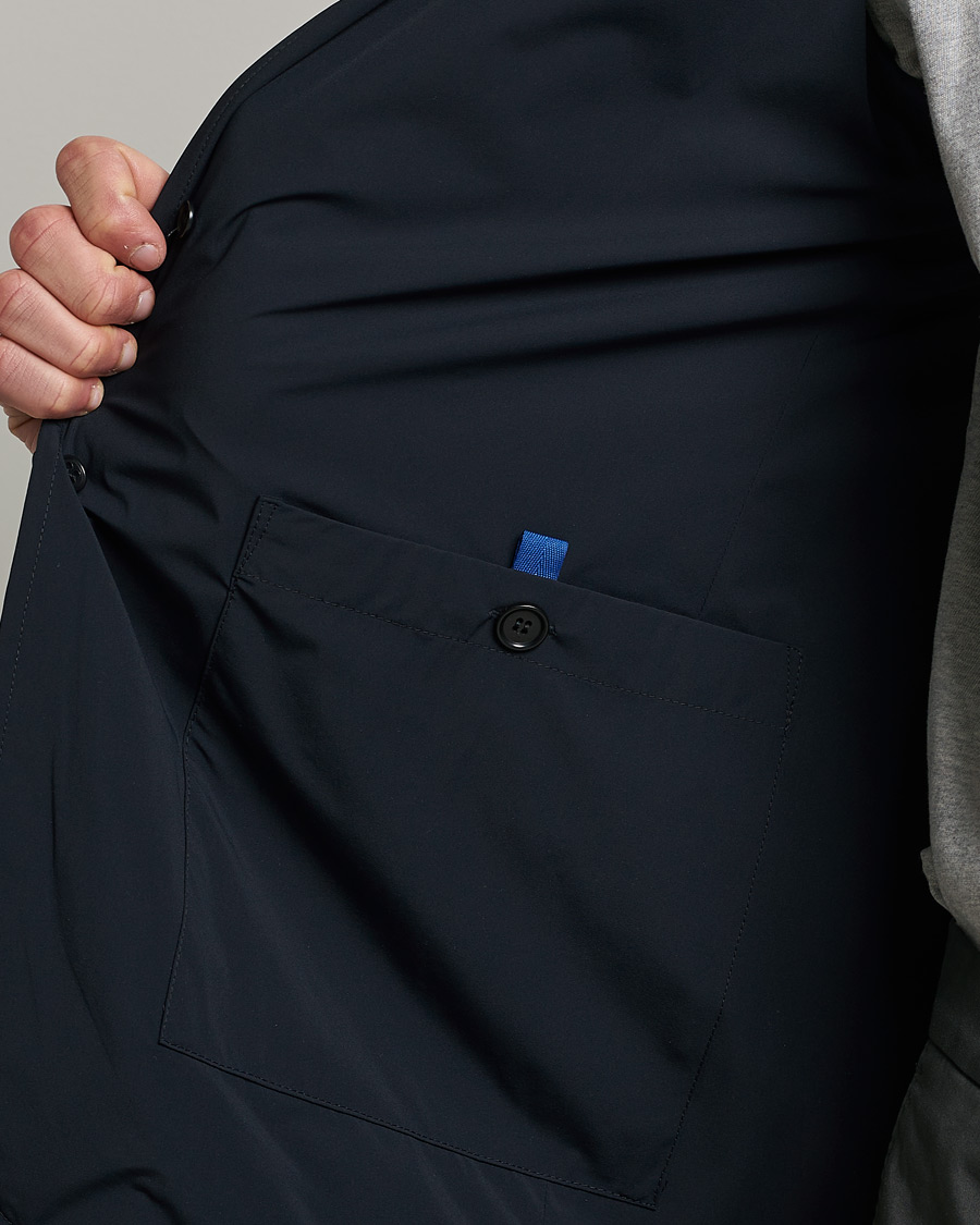 Heren | Blazers | Aspesi | Stretch Nylon Blazer Navy
