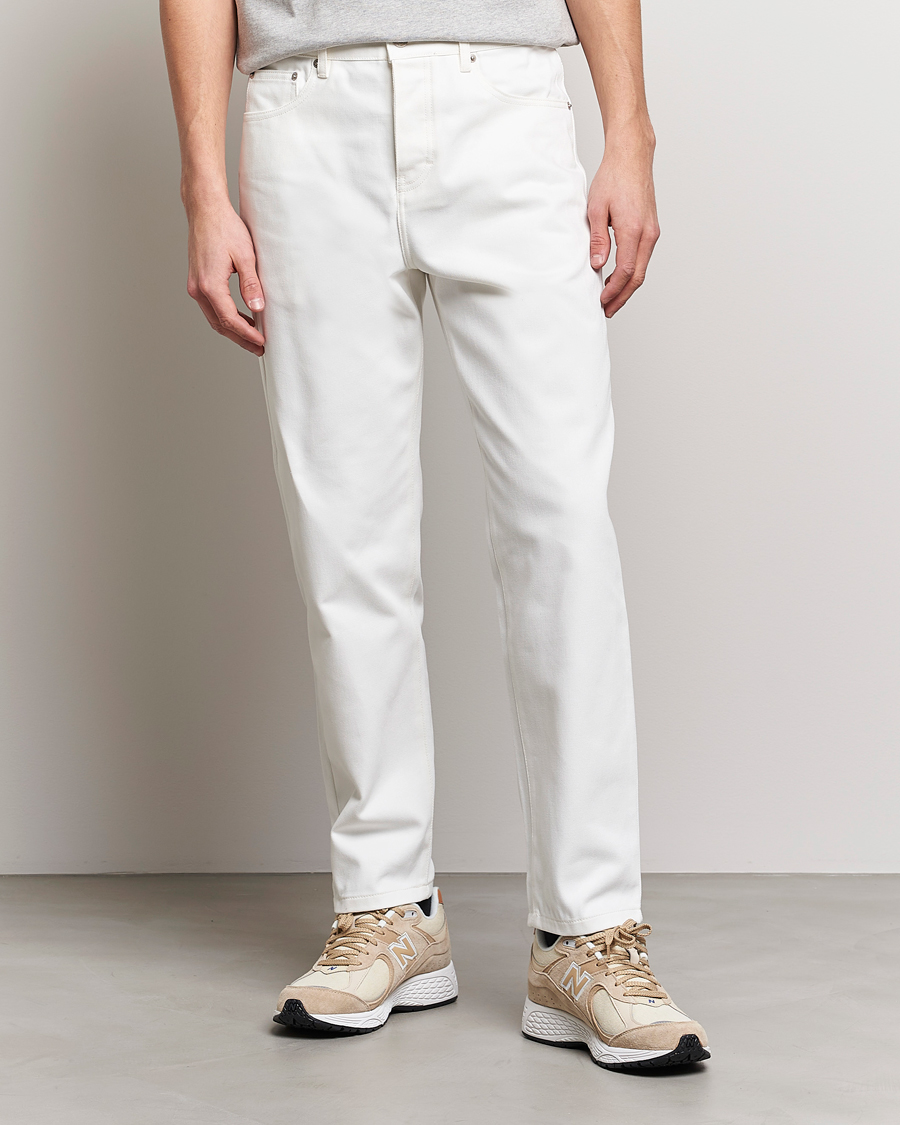 Heren | Jeans | AMI | Tapered Jeans Natural White