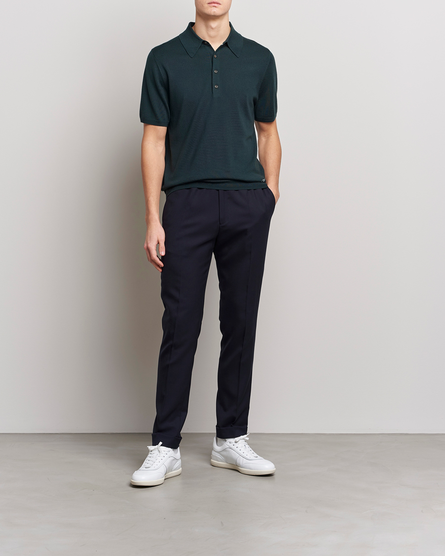 Heren | Truien | PS Paul Smith | Merino Wool Polo Green