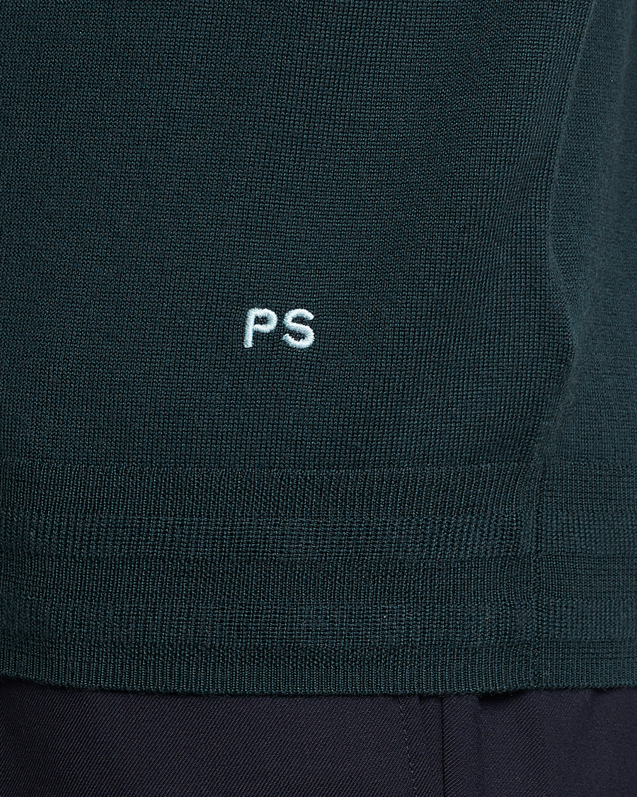 Heren | Truien | PS Paul Smith | Merino Wool Polo Green