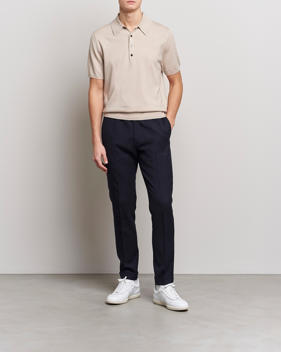 Heren | Truien | PS Paul Smith | Merino Wool Polo Brown