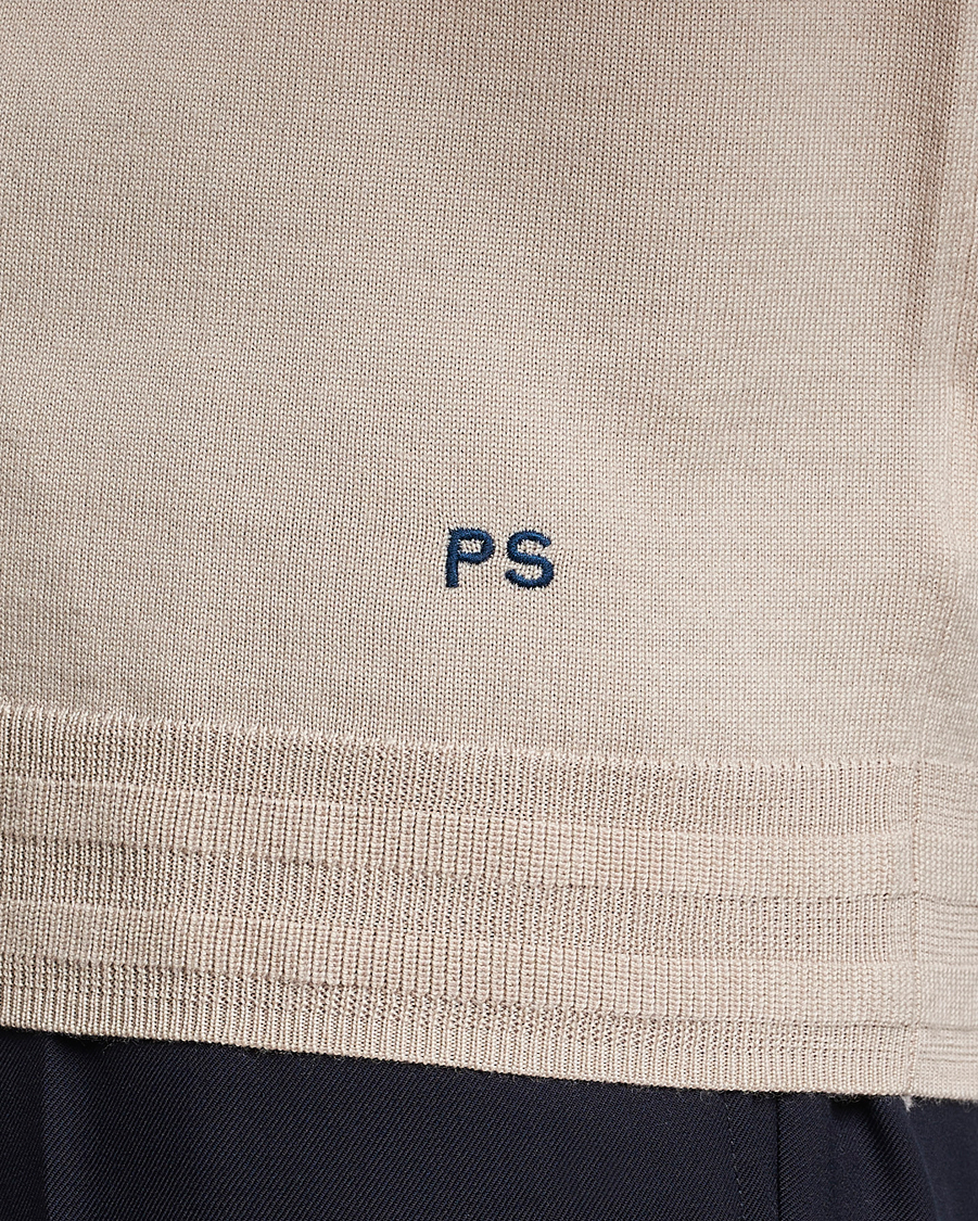Heren | Truien | PS Paul Smith | Merino Wool Polo Brown