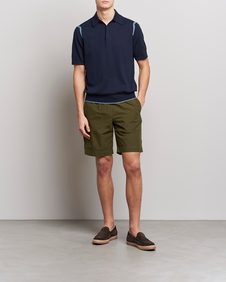 Heren | Korte broek | PS Paul Smith | Organic Cotton Shorts Green
