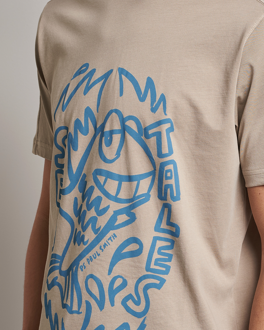 Heren | T-shirts | PS Paul Smith | Organic Cotton Sea Tales T-Shirt Grey