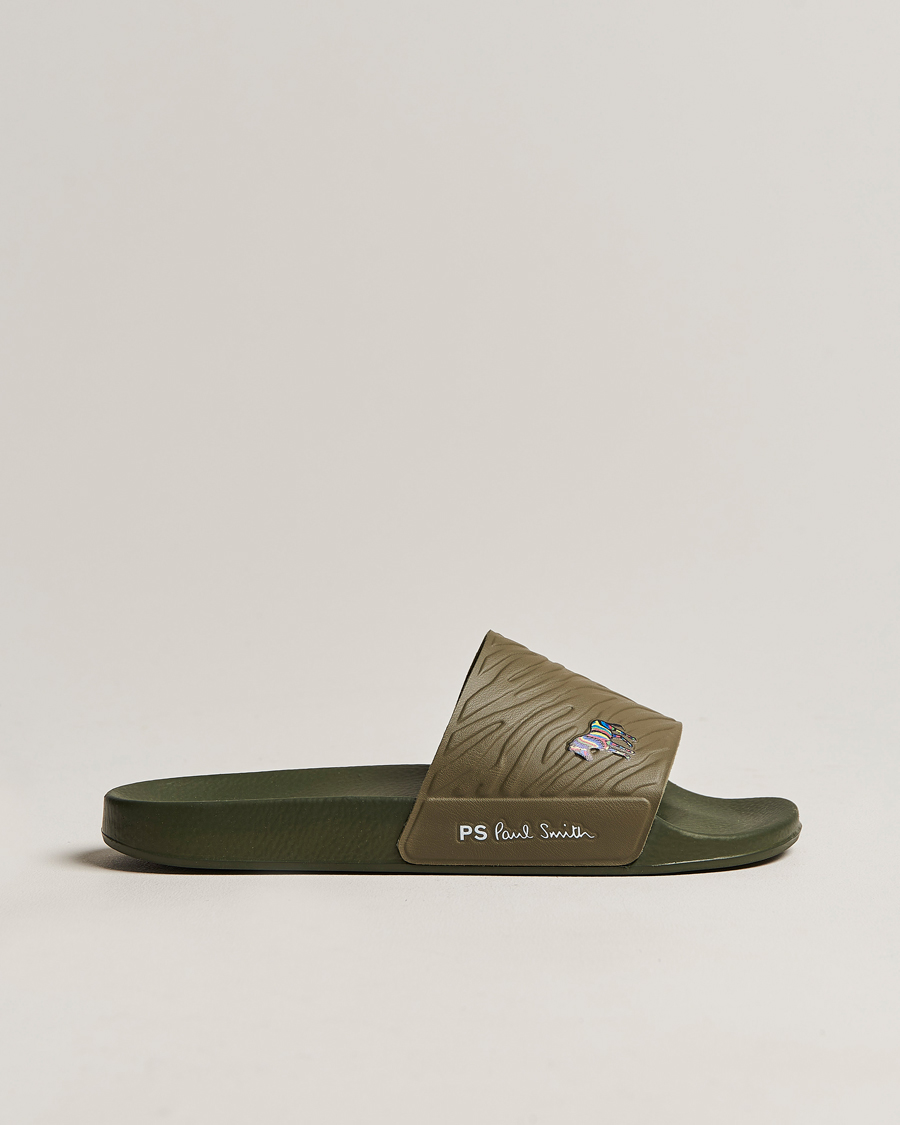 Heren | PS Paul Smith Nyro Zebra Sandal Green | PS Paul Smith | Nyro Zebra Sandal Green