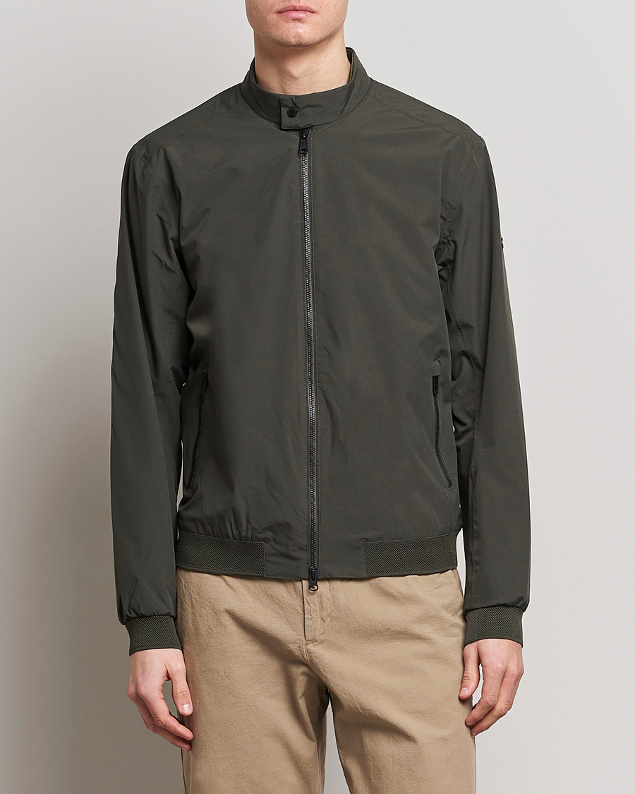 Heren | Hedendaagse jassen | Scandinavian Edition | Plain Waterproof Jacket Dark Olive