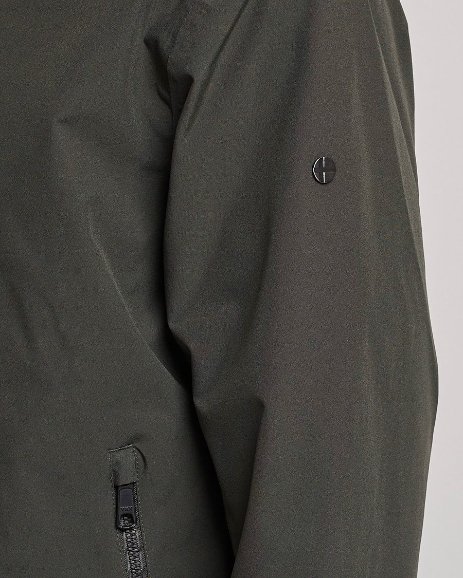 Heren | Jassen | Scandinavian Edition | Plain Waterproof Jacket Dark Olive