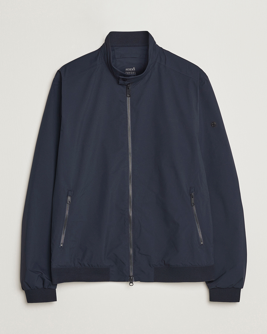 Heren | Jassen | Scandinavian Edition | Plain Waterproof Jacket Midnight Blue