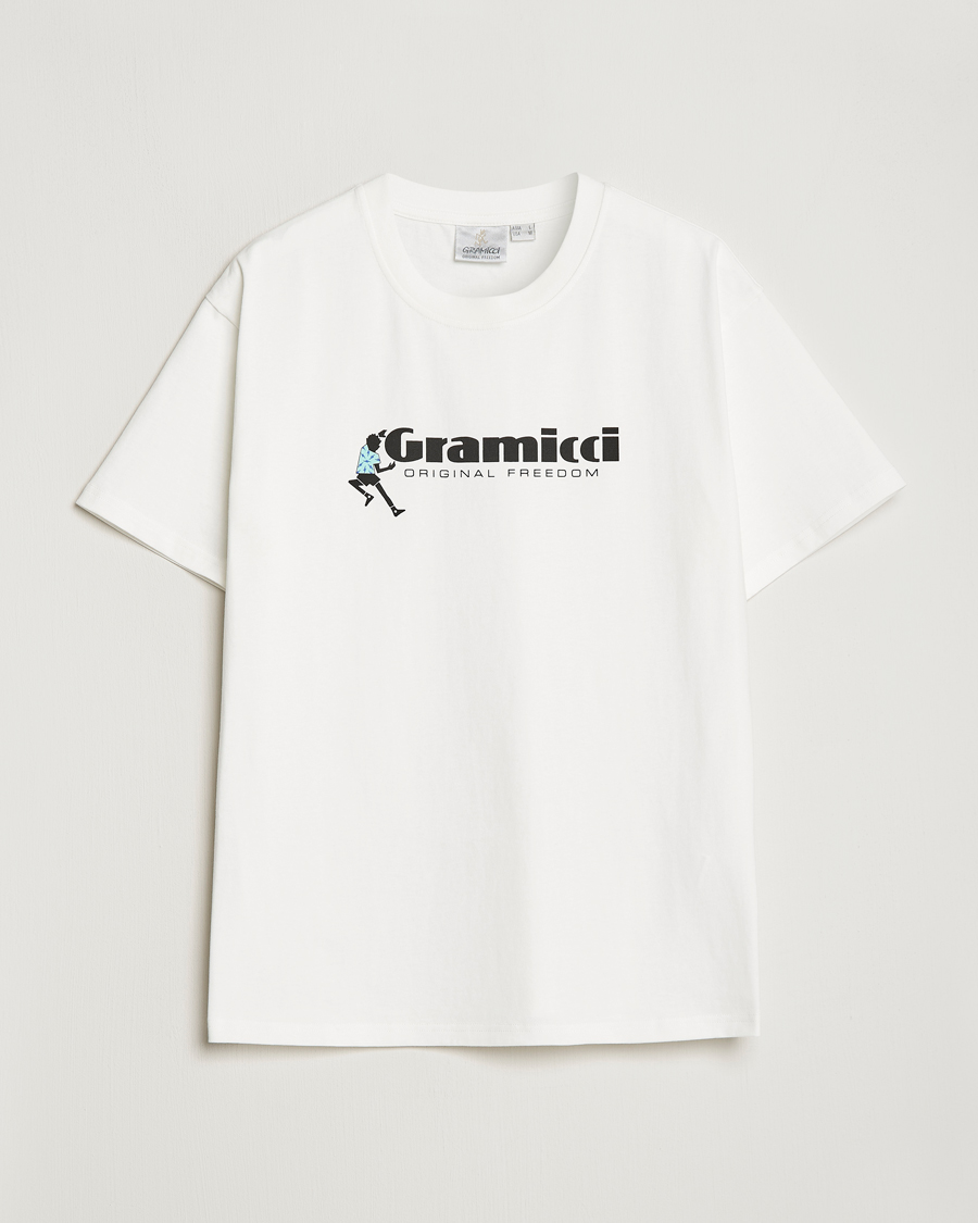 Heren | T-shirts | Gramicci | Organic Cotton Dancing Man T-Shirt White