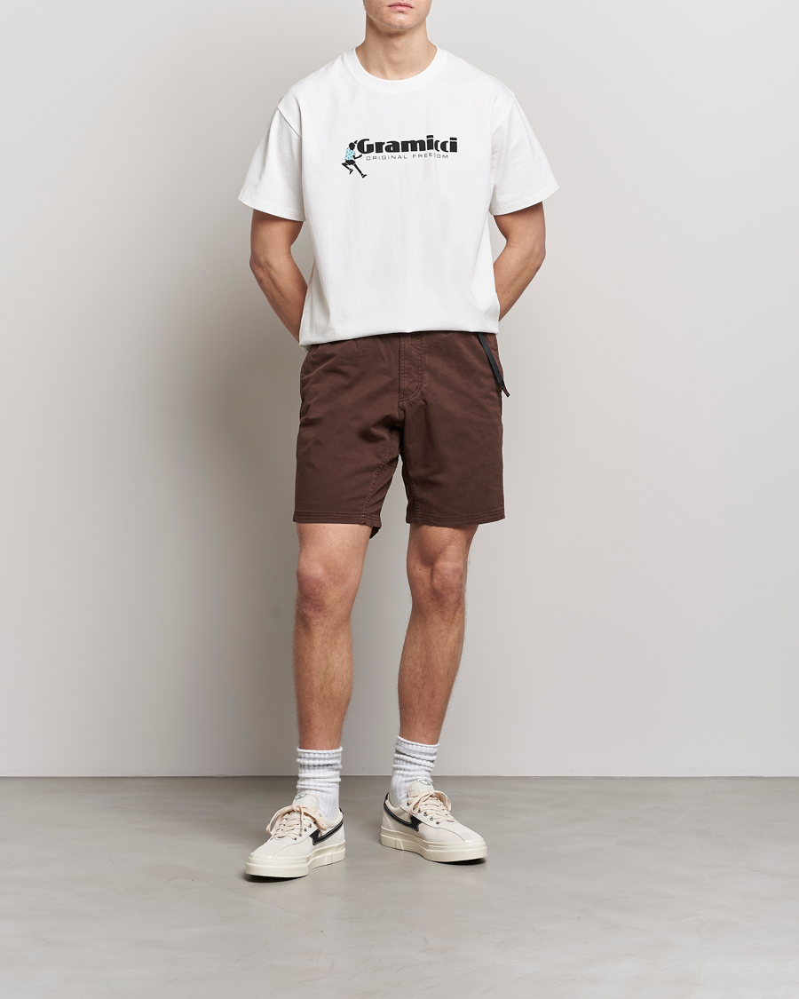 Heren | T-shirts | Gramicci | Organic Cotton Dancing Man T-Shirt White