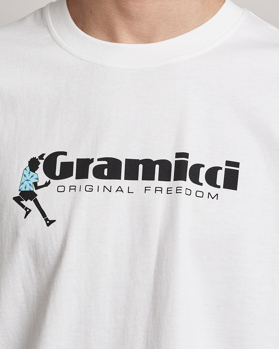 Heren | T-shirts | Gramicci | Organic Cotton Dancing Man T-Shirt White