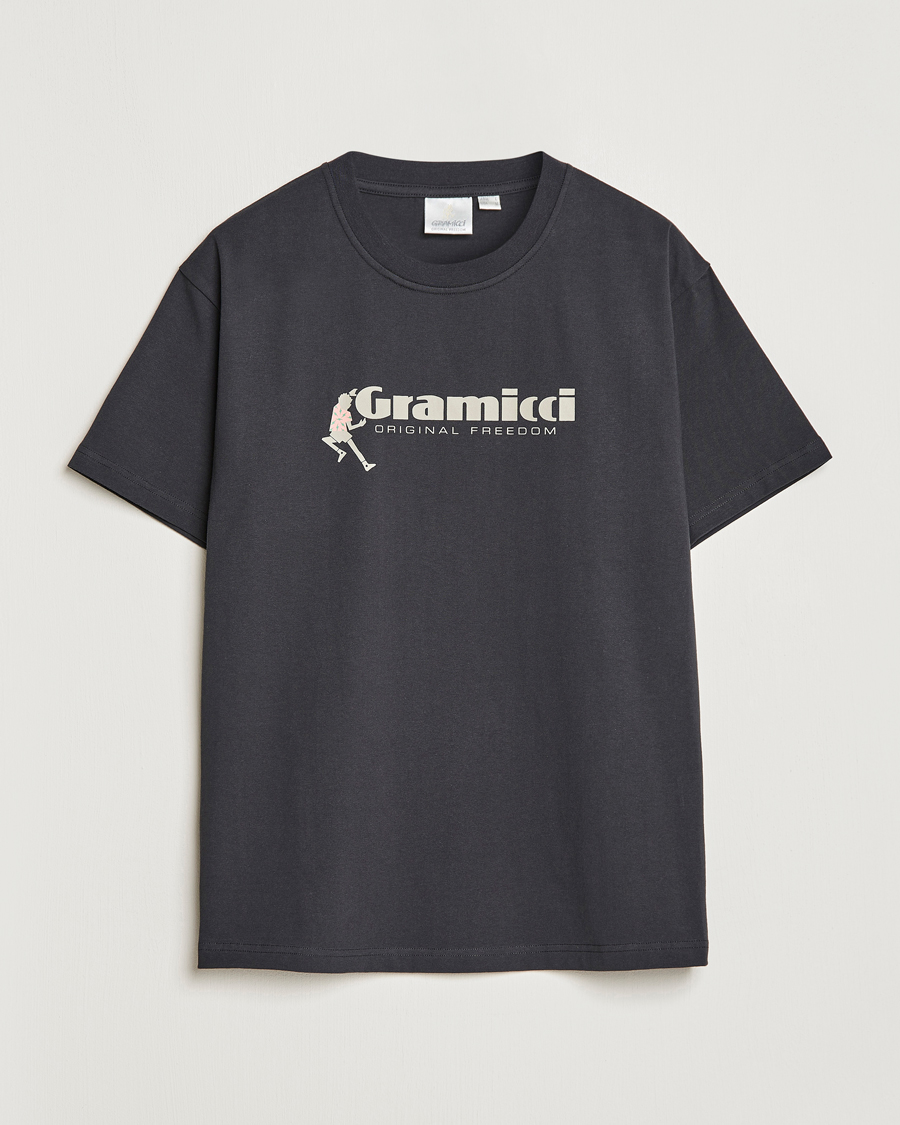 Heren | T-shirts | Gramicci | Organic Cotton Dancing Man T-Shirt Vintage Black