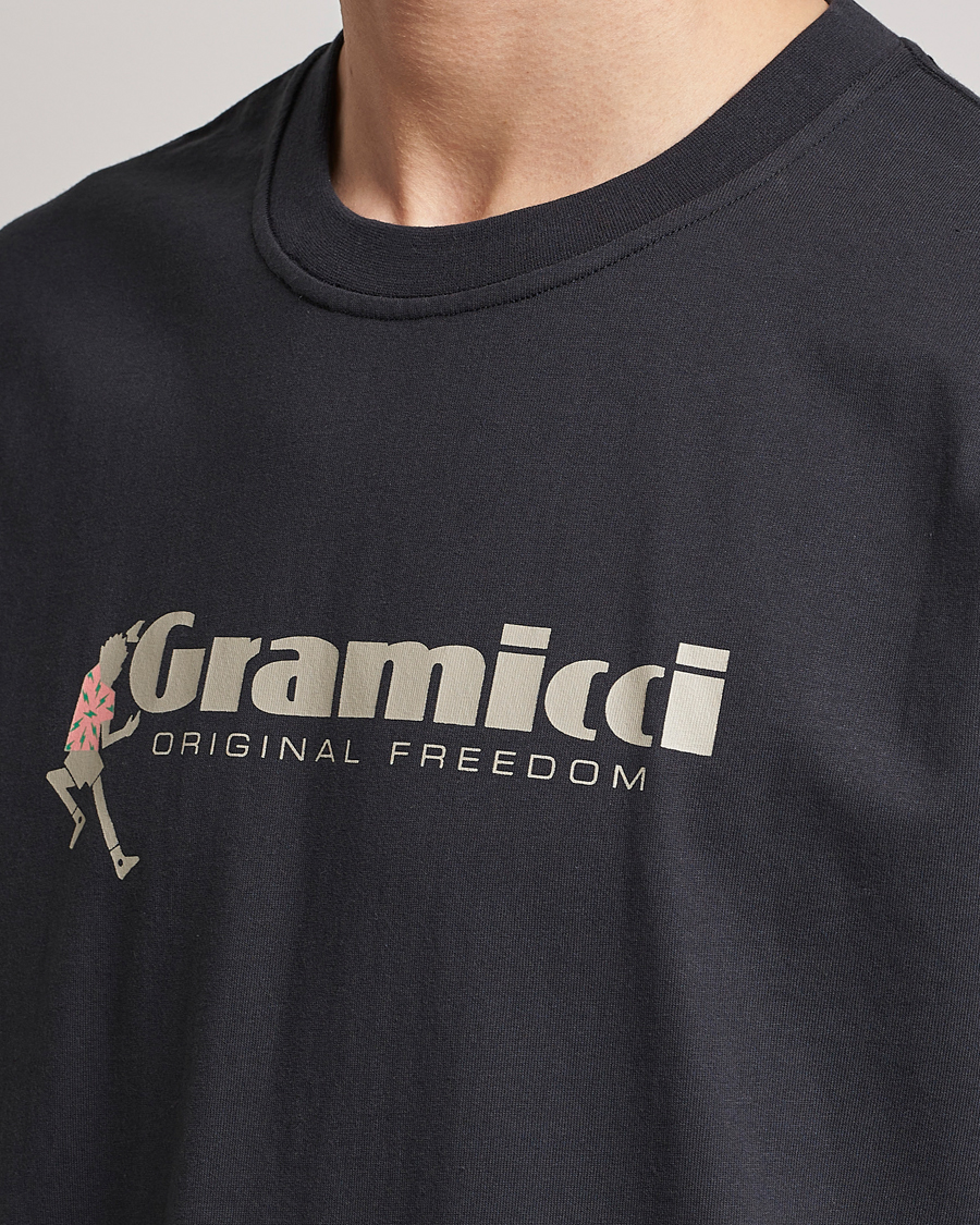 Heren | T-shirts | Gramicci | Organic Cotton Dancing Man T-Shirt Vintage Black