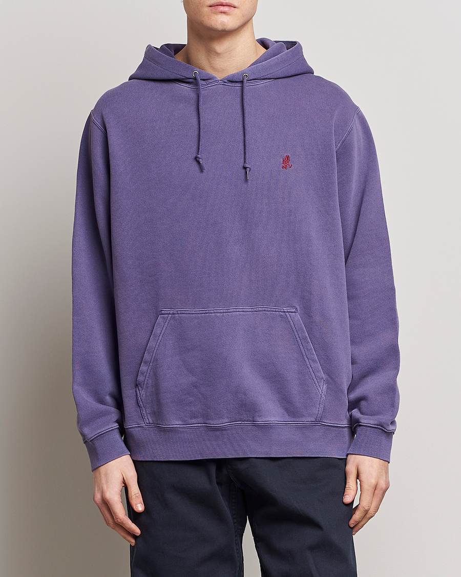 Heren | Truien | Gramicci | One Point Hooded Sweatshirt Purple Pigment