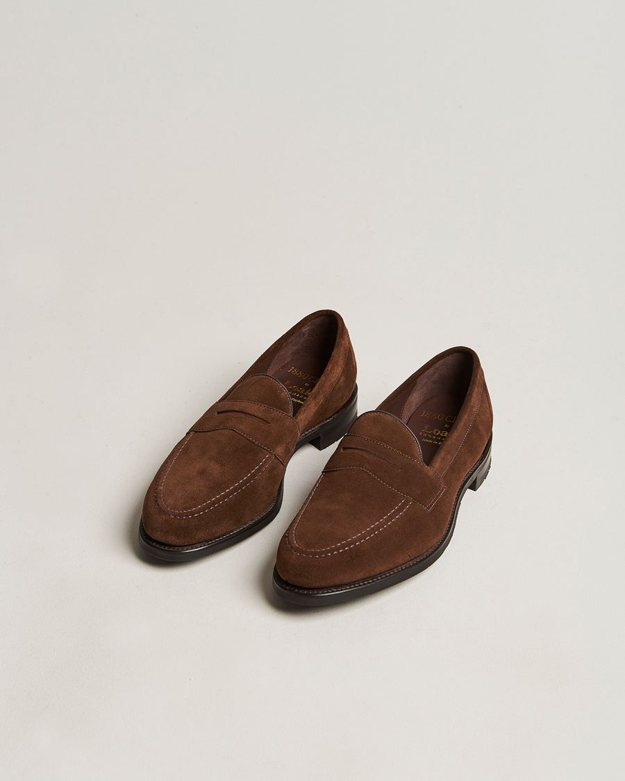 Heren | Loake 1880 Grant Shadow Sole Brown Suede | Loake 1880 | Grant Shadow Sole Brown Suede