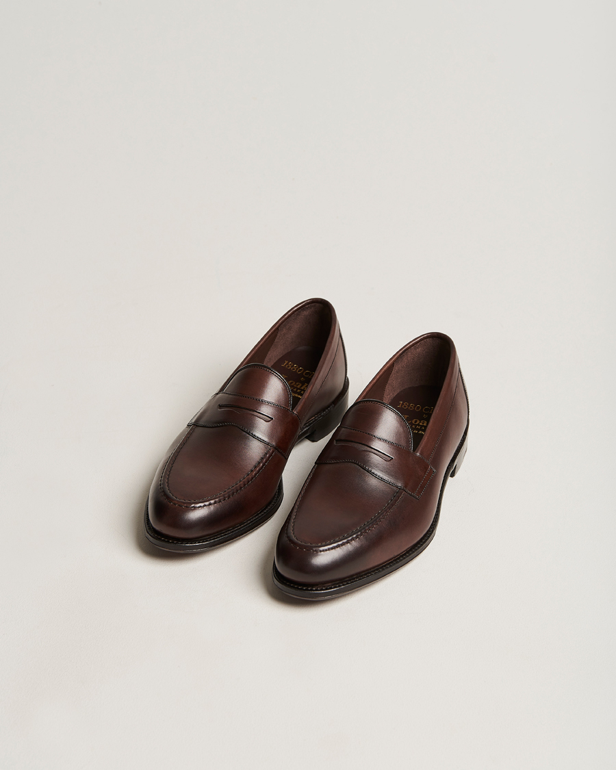 Heren | Instappers | Loake 1880 | Hornbeam Eco Penny Loafer Walnut