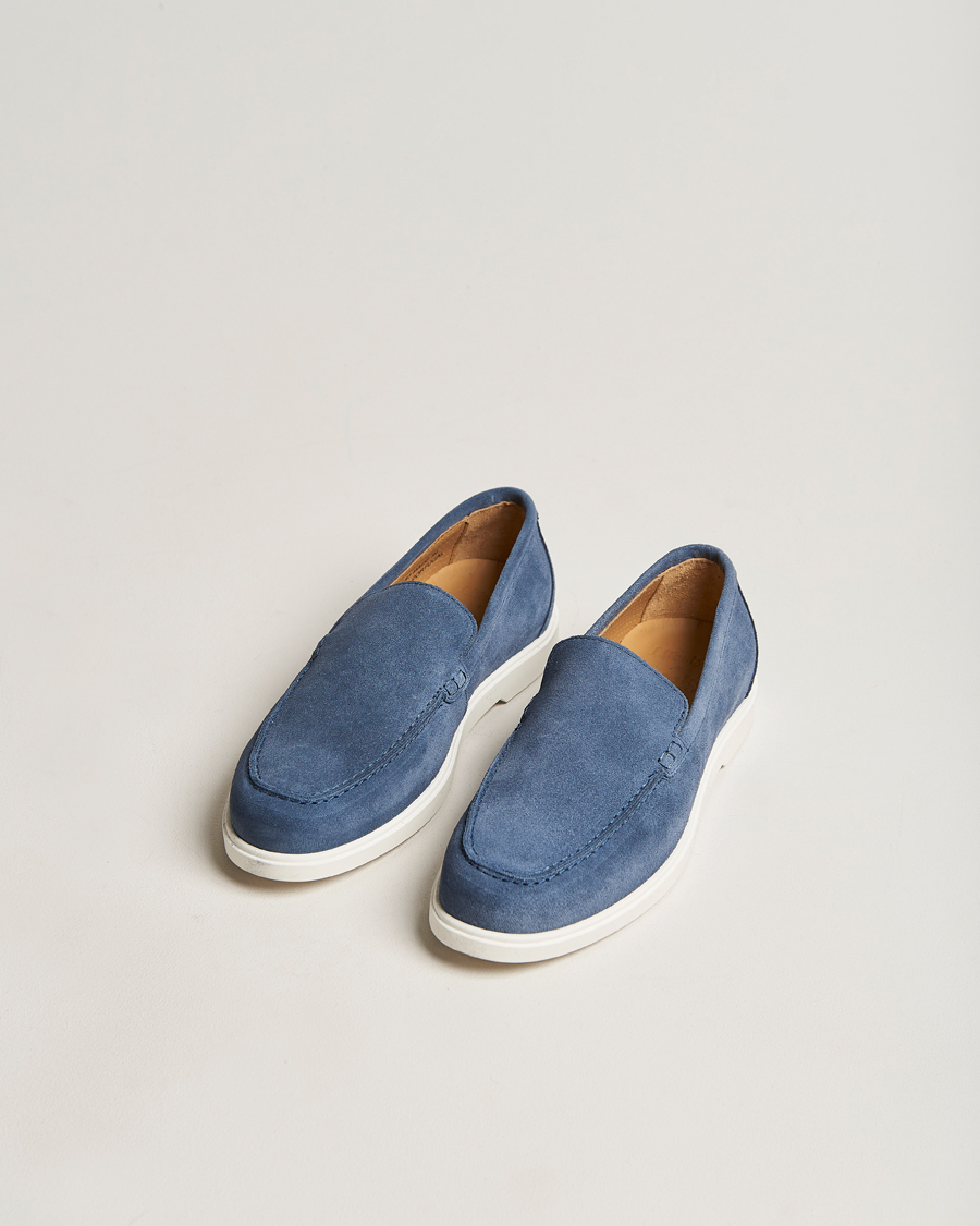 Heren | Instappers | Loake Shoemakers | Tuscany Suede Loafer Denim