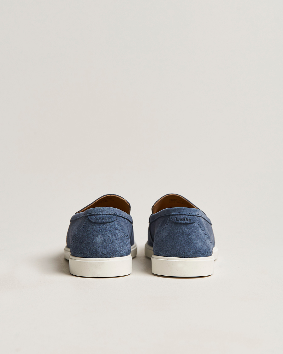 Heren | Instappers | Loake Shoemakers | Tuscany Suede Loafer Denim