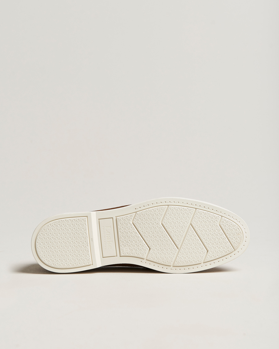 Heren | Instappers | Loake Shoemakers | Tuscany Suede Loafer Chestnut