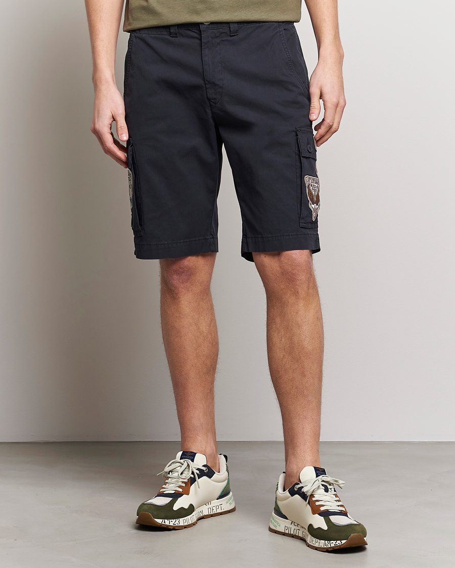 Heren | Korte broek | Aeronautica Militare | Bermuda Tasconato Shorts Navy