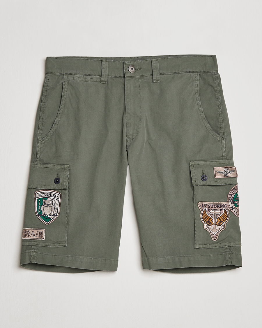 Heren | Korte broek | Aeronautica Militare | Bermuda Tasconato Shorts Green