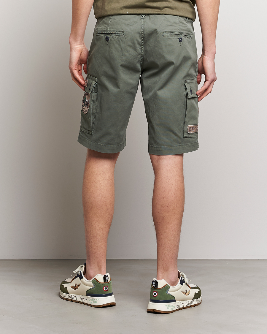 Heren | Korte broek | Aeronautica Militare | Bermuda Tasconato Shorts Green