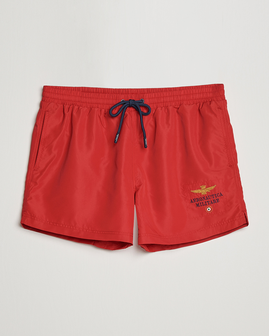 Heren | Zwembroek | Aeronautica Militare | Costume Swim Shorts Red