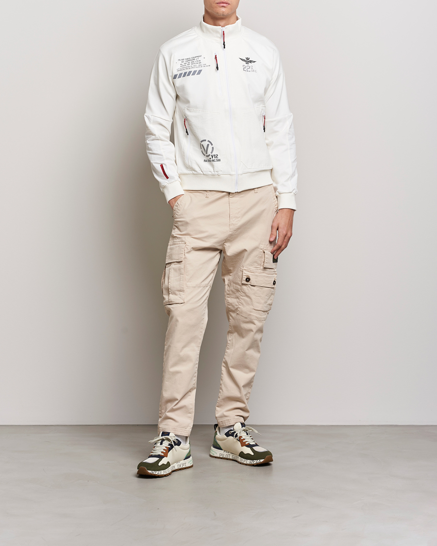 Heren | Truien | Aeronautica Militare | Felpa Zip Sweater Ice