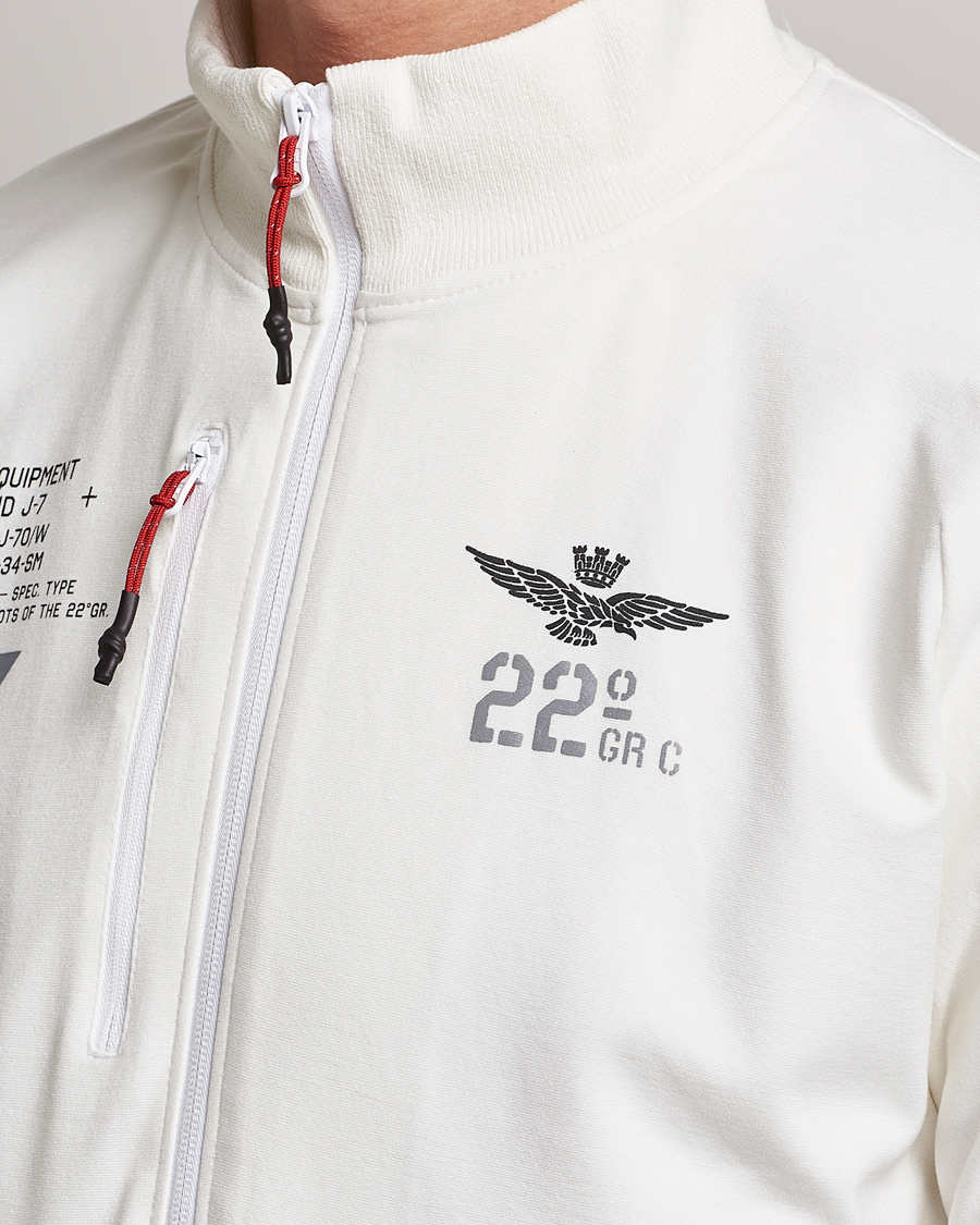 Heren | Truien | Aeronautica Militare | Felpa Zip Sweater Ice