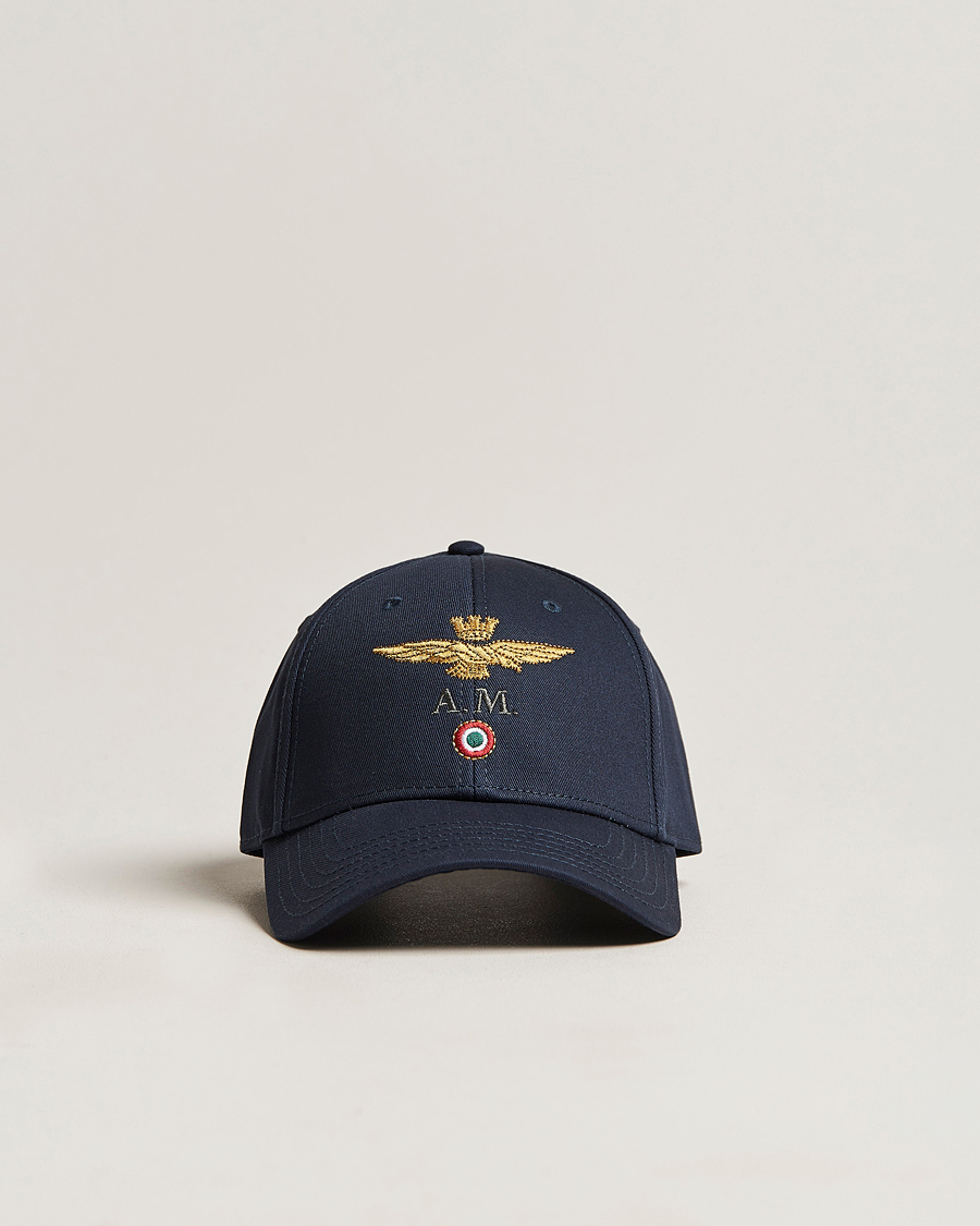 Heren | Aeronautica Militare Cotton Baseball Cap Navy | Aeronautica Militare | Cotton Baseball Cap Navy
