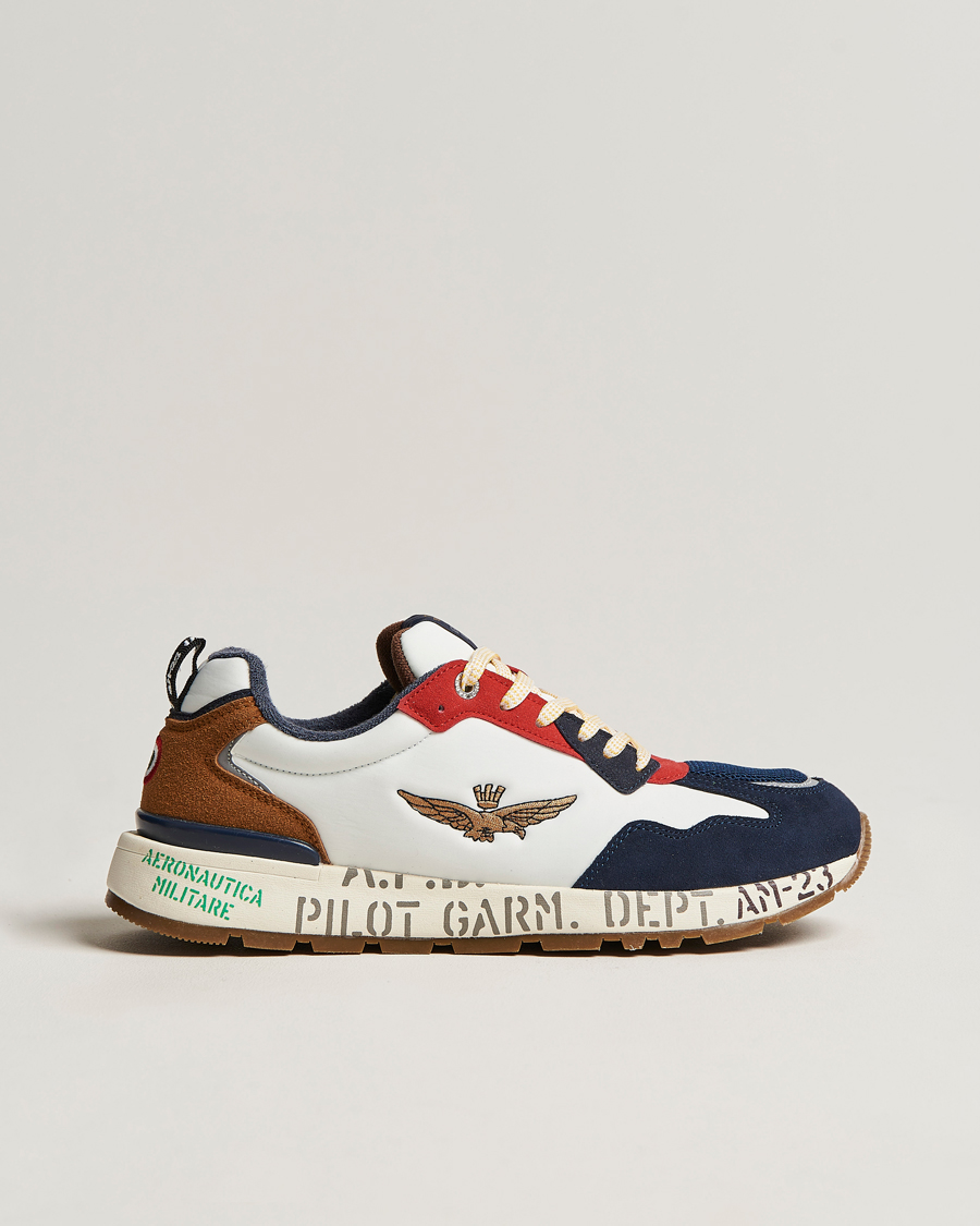 Heren | Aeronautica Militare Running Sneakers Mustard | Aeronautica Militare | Running Sneakers Mustard
