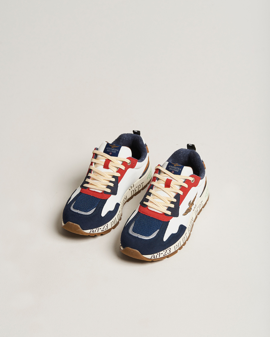 Heren | Aeronautica Militare Running Sneakers Mustard | Aeronautica Militare | Running Sneakers Mustard