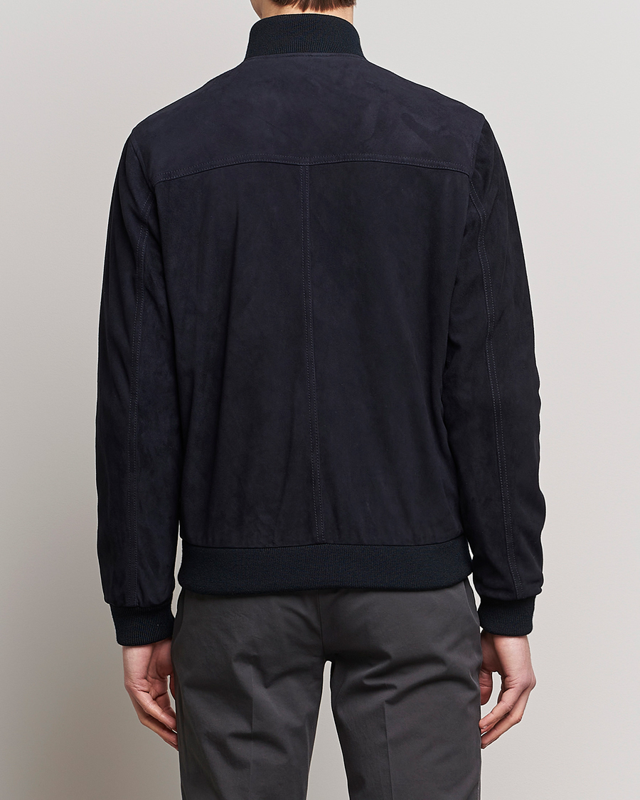 Heren | Jassen | Valstar | Valstarino Suede Jacket Navy