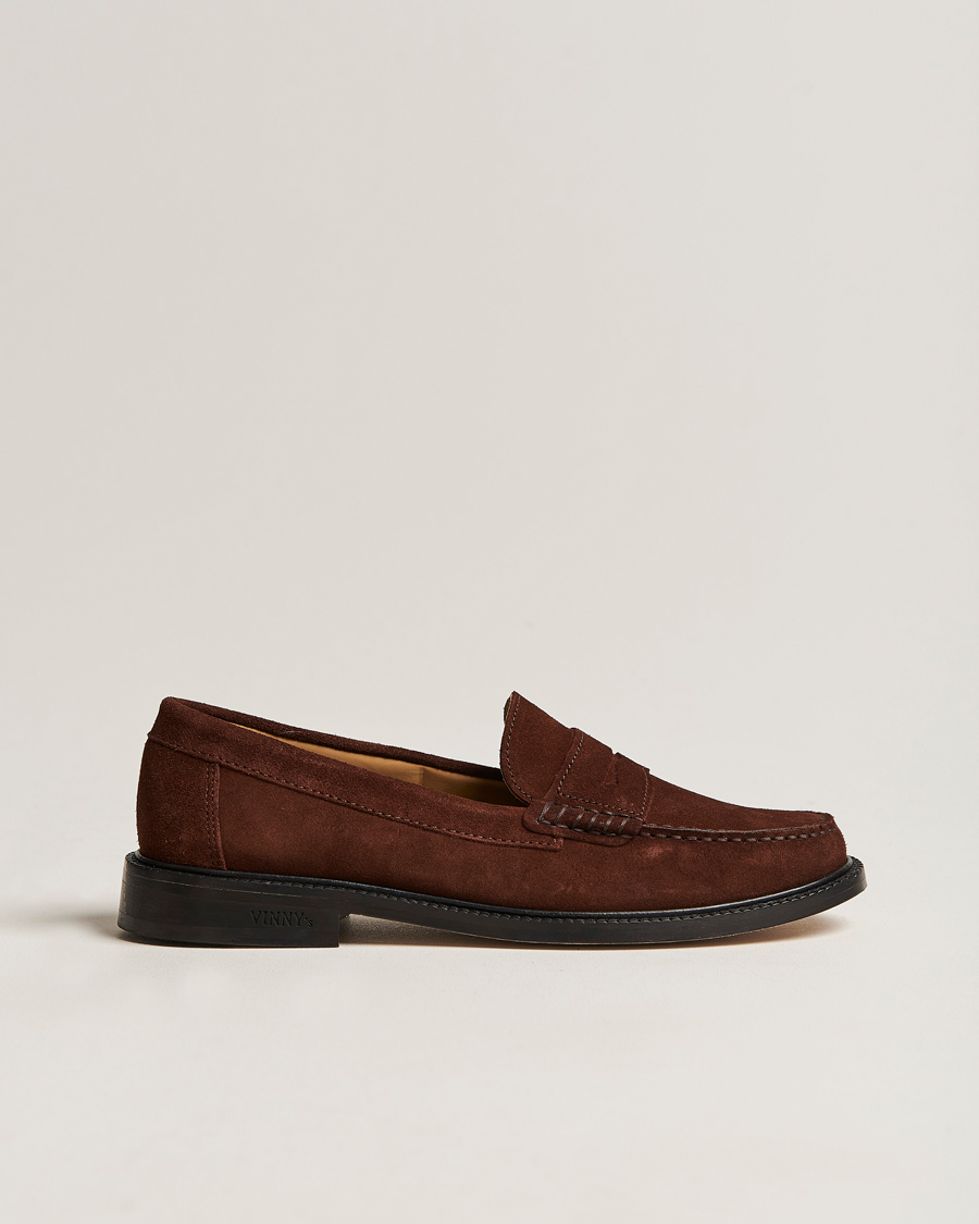 Heren | VINNY's Yardee Moccasin Loafer Brown Suede | VINNY's | Yardee Moccasin Loafer Brown Suede