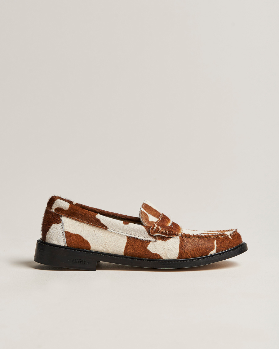 Heren | VINNY's Yardee Moccasin Loafer Spotted Pony Hair | VINNY's | Yardee Moccasin Loafer Spotted Pony Hair