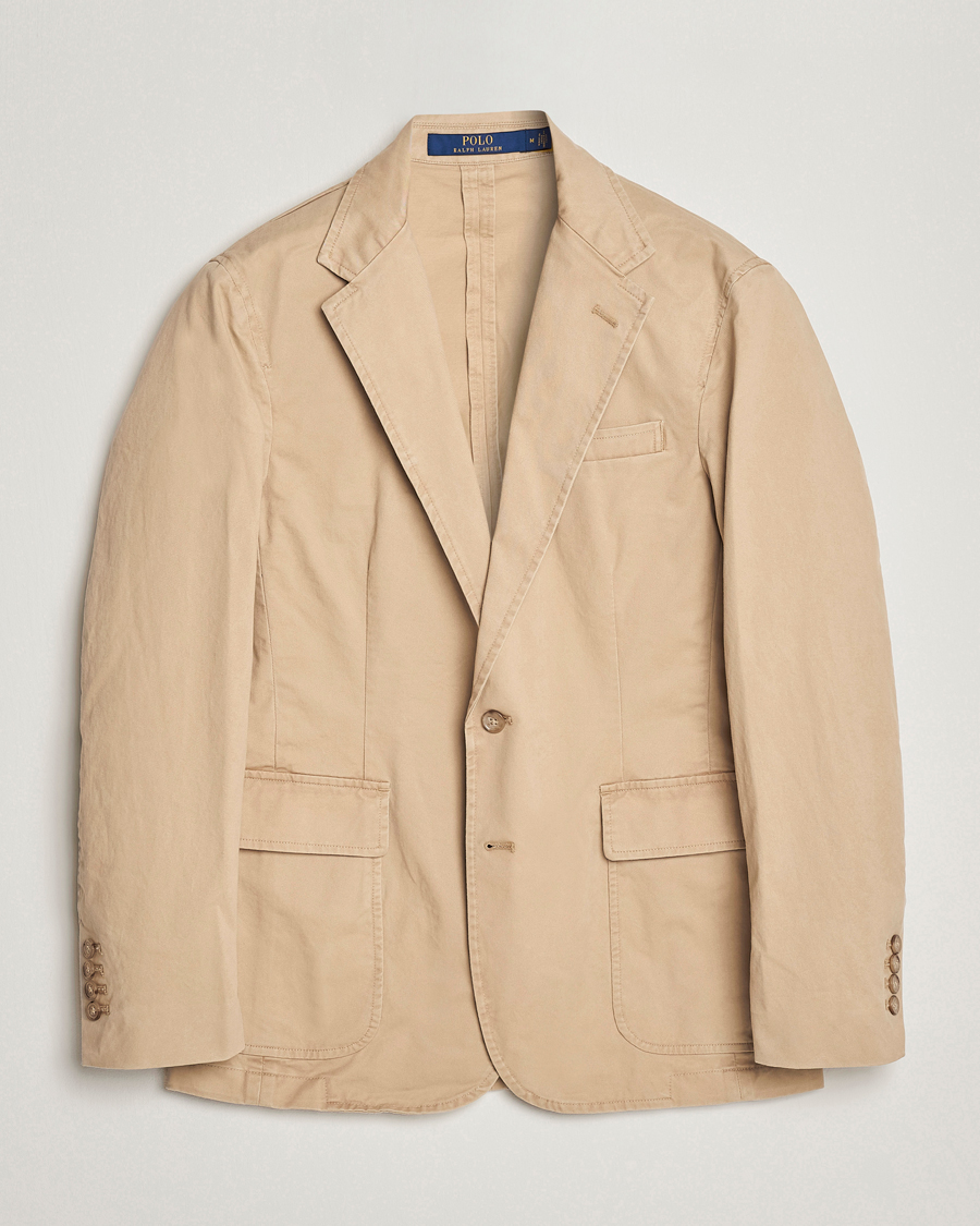 Heren | Blazers | Polo Ralph Lauren | Cotton Stretch Sportcoat Monument Tan