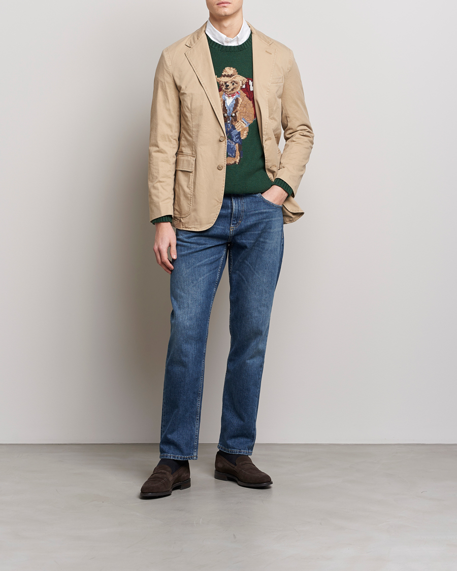 Heren | Blazers | Polo Ralph Lauren | Cotton Stretch Sportcoat Monument Tan