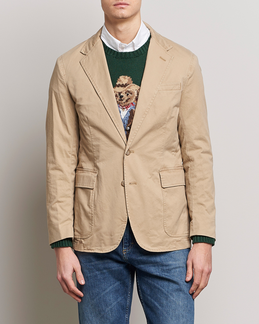Heren | Blazers | Polo Ralph Lauren | Cotton Stretch Sportcoat Monument Tan