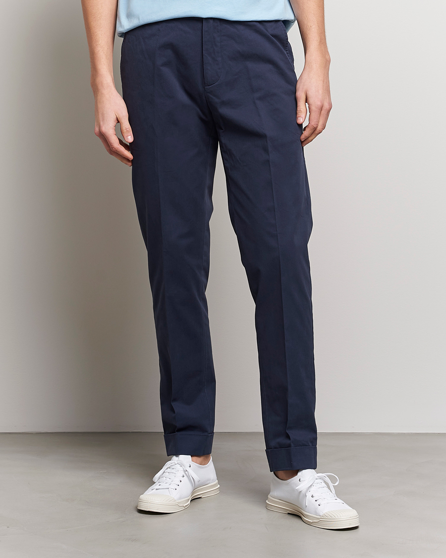 Heren | Broeken | Polo Ralph Lauren | Cotton Stretch Trousers Nautical Ink