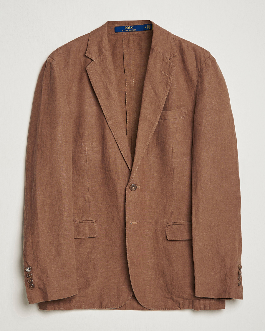 Heren | Blazers | Polo Ralph Lauren | Linen Sportcoat Luggage Brown