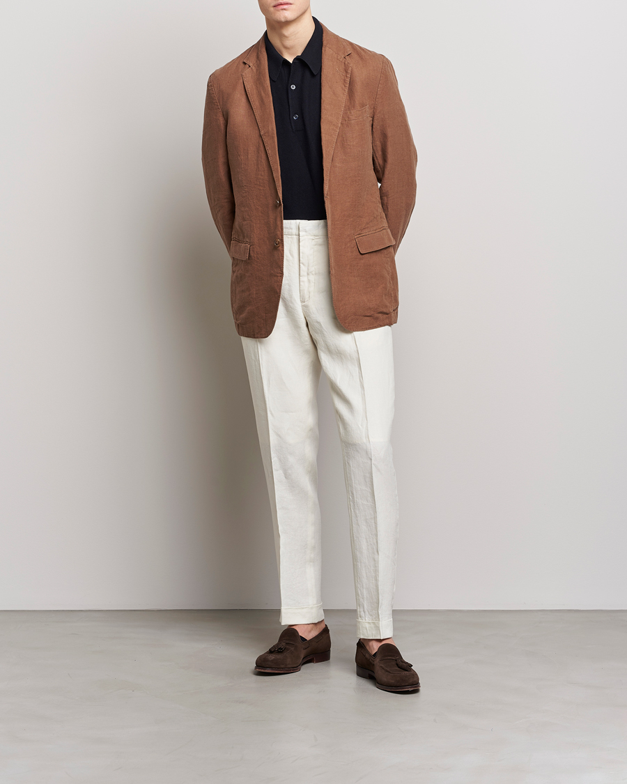 Heren | Blazers | Polo Ralph Lauren | Linen Sportcoat Luggage Brown