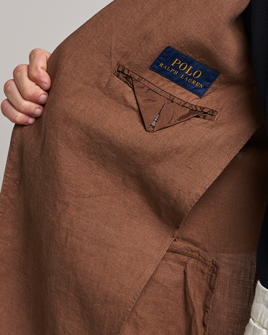 Heren | Blazers | Polo Ralph Lauren | Linen Sportcoat Luggage Brown