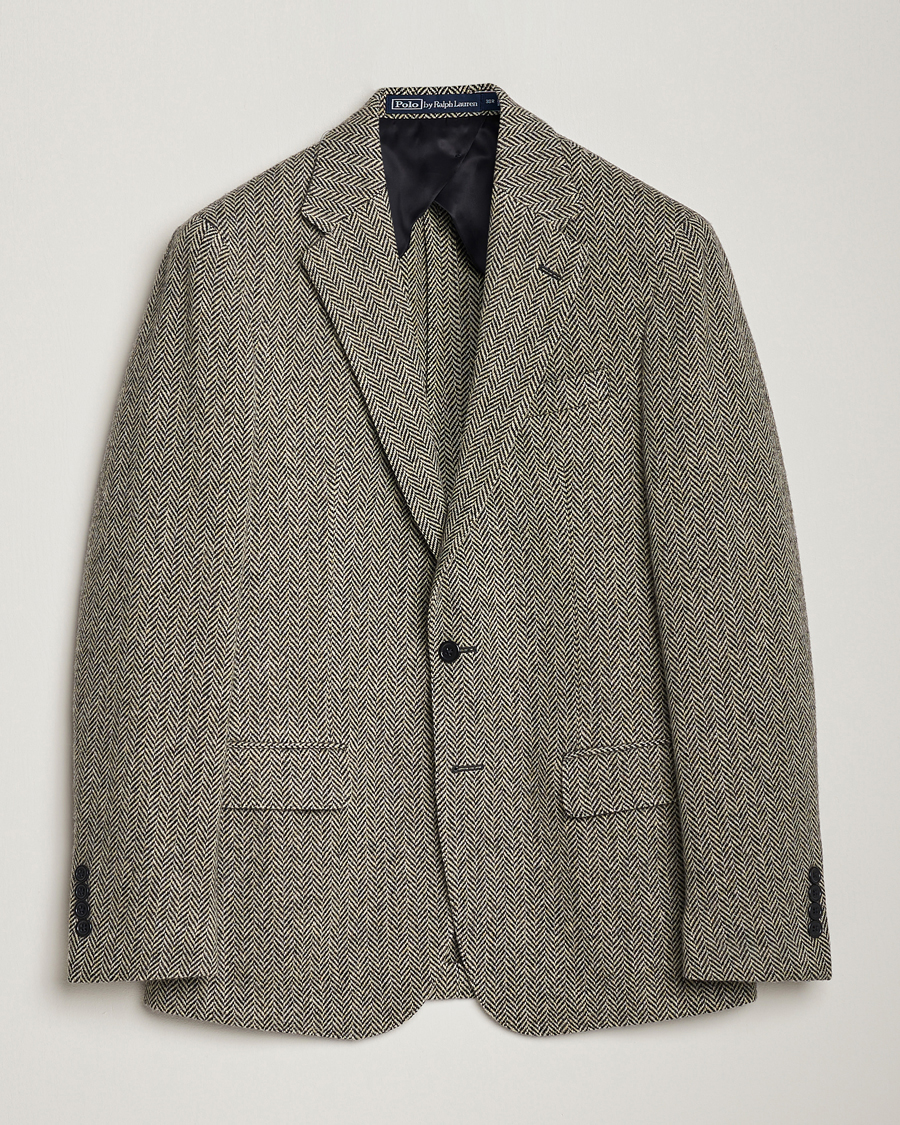 Heren | Blazers | Polo Ralph Lauren | Herringbone Sportcoat Black/Cream