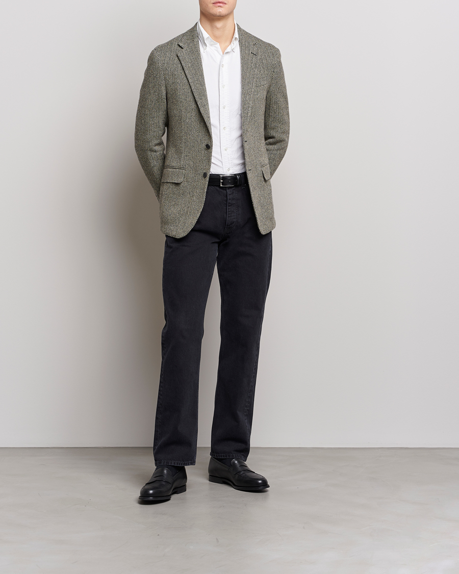 Heren | Blazers | Polo Ralph Lauren | Herringbone Sportcoat Black/Cream