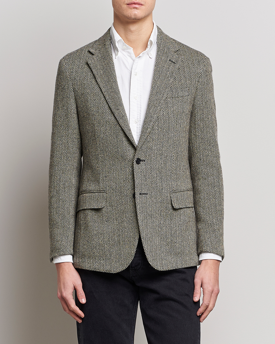 Heren | Blazers | Polo Ralph Lauren | Herringbone Sportcoat Black/Cream