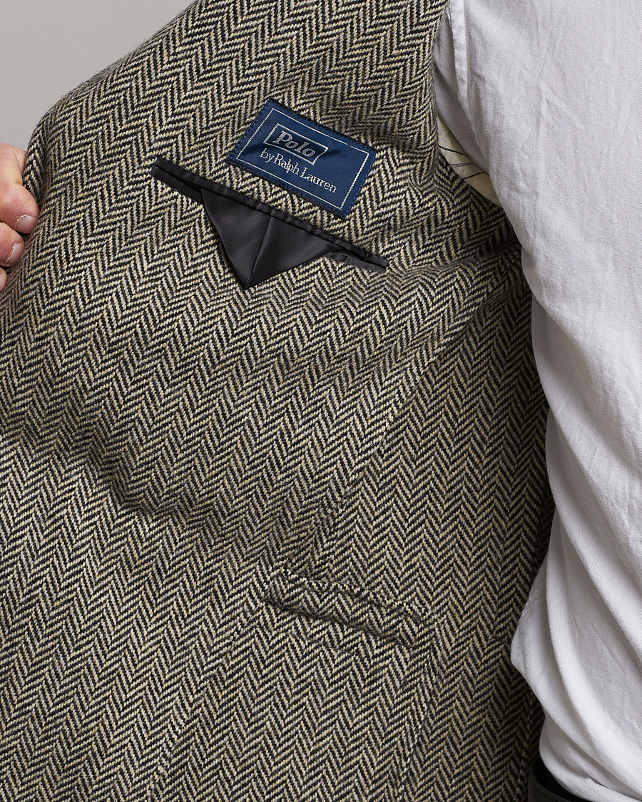 Heren | Blazers | Polo Ralph Lauren | Herringbone Sportcoat Black/Cream