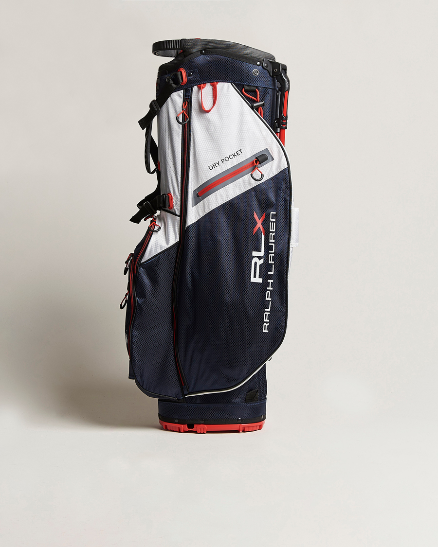 Heren | RLX Ralph Lauren Stand Golf Bag White/Navy | RLX Ralph Lauren | Stand Golf Bag White/Navy