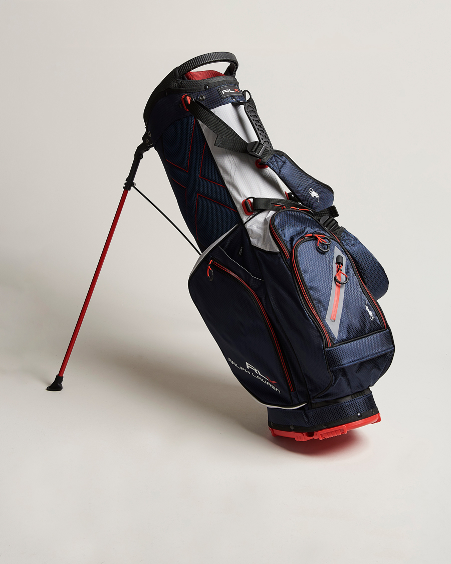Heren | RLX Ralph Lauren Stand Golf Bag White/Navy | RLX Ralph Lauren | Stand Golf Bag White/Navy