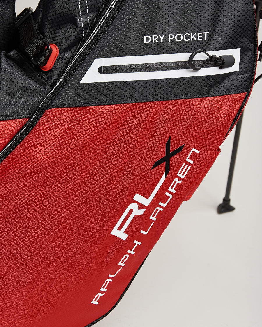 Heren | RLX Ralph Lauren Stand Golf Bag Black/Red | RLX Ralph Lauren | Stand Golf Bag Black/Red